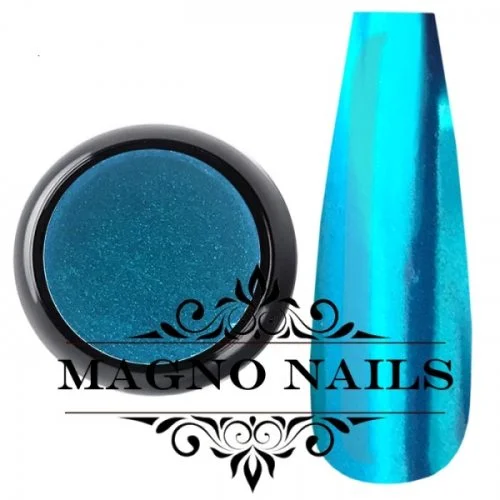 Chrome Pigment - Chrom Powder - Blue Nail Art Nailart Puder